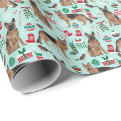 Weihnachtsblatt Geschenkpapier (Rolleneckpunkt)