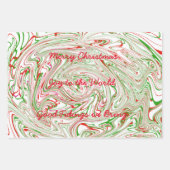 Weihnachtsblatt Geschenkpapier Set (Vorderseite 2)