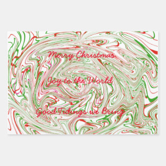 Weihnachtsblatt Geschenkpapier Set