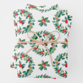 Weihnachtsblatt Geschenkpapier Set (Beispiel)