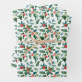 Weihnachtsblatt Geschenkpapier Set (Beispiel)