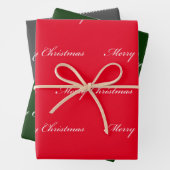 Weihnachtsblatt Geschenkpapier Set (Beispiel)
