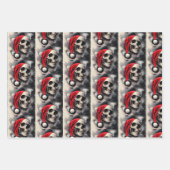 Weihnachtsblatt Geschenkpapier Set (Vorderseite 2)