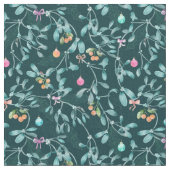 Weihnachtsblatt Stoff (Nahaufnahme)