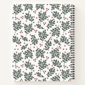 Weihnachtsblätterfamilie Rezept Notizblock (Rückseite)