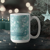 Weihnachtsblättern an der Küste - Muster #7 ID1009 Kaffeetasse