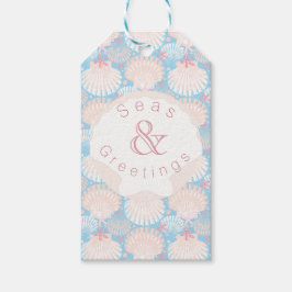 Weihnachtsblau an der Küste Geschenkanhänger