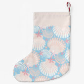 Weihnachtsblau an der Küste Kleiner Weihnachtsstrumpf (Rückseite)