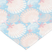 Weihnachtsblau an der Küste Kurzer Tischläufer (Ecke)