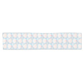 Weihnachtsblau an der Küste Kurzer Tischläufer (Horizontal)