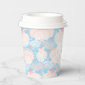 Weihnachtsblau an der Küste  Pappbecher (Rechts)