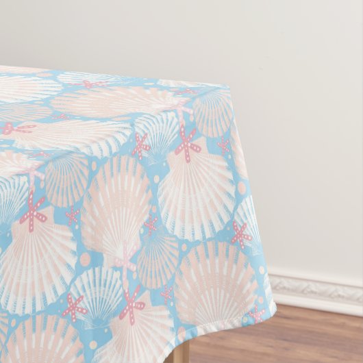 Weihnachtsblau an der Küste Tischdecke (Beispiel)