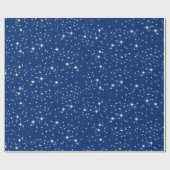 Weihnachtsblitz auf blau geschenkpapier (Flach)