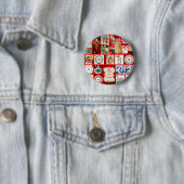 Weihnachtsblock Advent-Illustration Quadratische K Button (Beispiel)