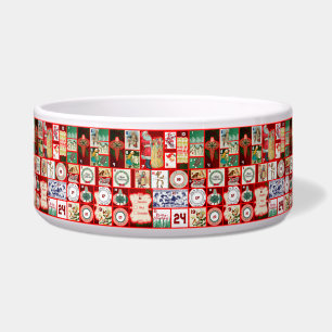 Weihnachtsblock Advent-Illustration Quadratische K Napf