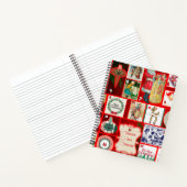 Weihnachtsblock-Advent-Illustration Quadratische K Notizblock (Innenseite)