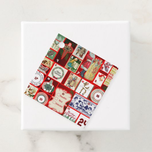 Weihnachtsblock-Illustrationsplätze Geschenkanhänger (Beispiel)