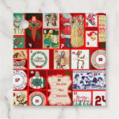 Weihnachtsblock-Illustrationsplätze Geschenkanhänger (Vorderseite)