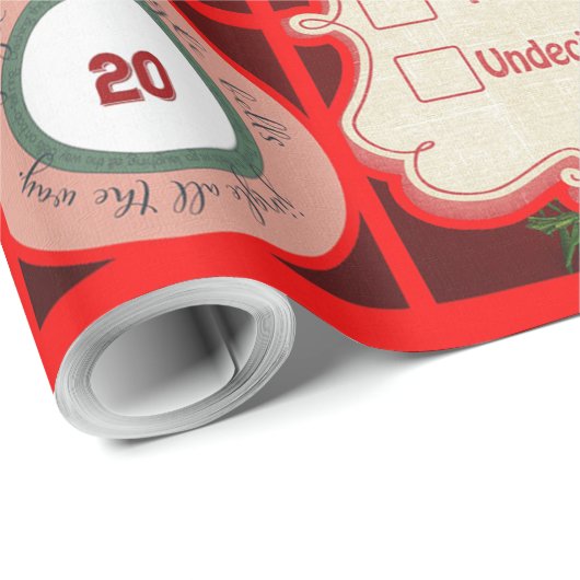 Weihnachtsblock-Illustrationsplätze Geschenkpapier (Rolleneckpunkt)