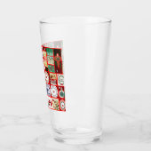 Weihnachtsblock-Illustrationsplätze Glas (Links)