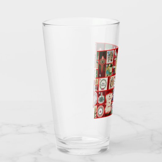 Weihnachtsblock-Illustrationsplätze Glas (Rechts)
