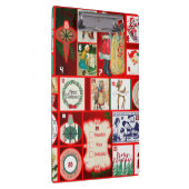 Weihnachtsblock-Illustrationsplätze Klemmbrett (Rechts)