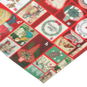 Weihnachtsblock-Illustrationsplätze Kurzer Tischläufer (Ecke)