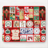 Weihnachtsblock-Illustrationsplätze Mousepad (Vorne)