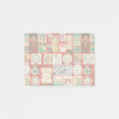 Weihnachtsblock-Illustrationsplätze Post-it Klebezettel (Vorderseite)