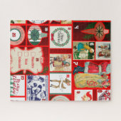 Weihnachtsblock-Illustrationsplätze Puzzle (Horizontal)