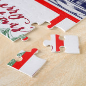 Weihnachtsblock-Illustrationsplätze Puzzle (Seite)