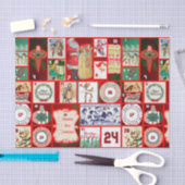 Weihnachtsblock-Illustrationsplätze Seidenpapier (Handwerk)