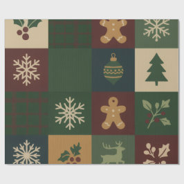 Weihnachtsblock Weihnachtsverpackung Geschenkpapier