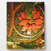 WeihnachtsBlume Fotoplatte (Vorderseite)