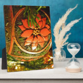 WeihnachtsBlume Fotoplatte (Seite)