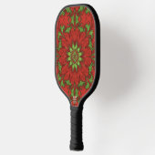 Weihnachtsblume Pickleball Schläger (Links)