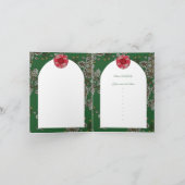 Weihnachtsblumen Einladung (Innenseite)