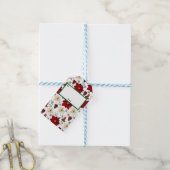 Weihnachtsblumen Geschenkanhänger (Mit Garn)