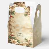 Weihnachtsblumen-Geschenkbox Geschenkschachtel (Geöffnet)