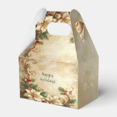 Weihnachtsblumen-Geschenkbox Geschenkschachtel (Vorderseite)