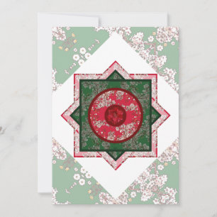 Weihnachtsblumen Karte