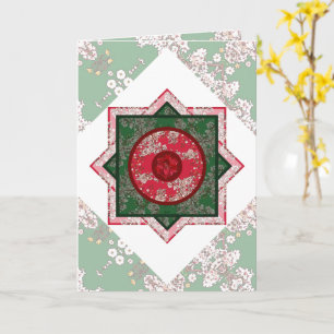 Weihnachtsblumen Karte