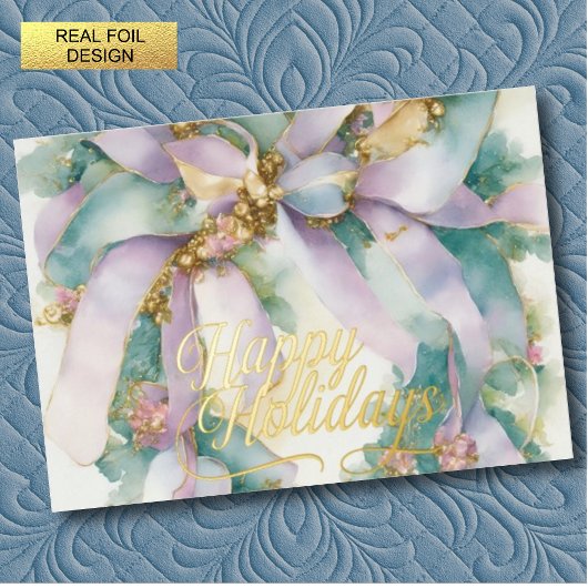 Weihnachtsblumen Lila Aquamarin