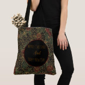 Weihnachtsblumen-Muster, Neujahrsfeier, Tasche (Von Nahem)