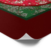 Weihnachtsblumen Poster (Ecke)
