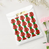 Weihnachtsblumen-rote Rosen gestreift Geschenktütchen (Versiegelt)