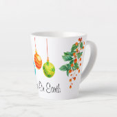 Weihnachtsblumen und -dekorationen milchtasse (Rechte Ecke)