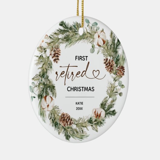 Weihnachtsblumengeschenk für Party Keramik Ornament (Rechts)