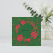 Weihnachtsblumenkrone (Stehend Vorderseite)