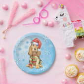 Weihnachtsblutdruckplatte Pappteller (Party)